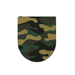 Black And Green Camouflage Print Toilet Lid Cover