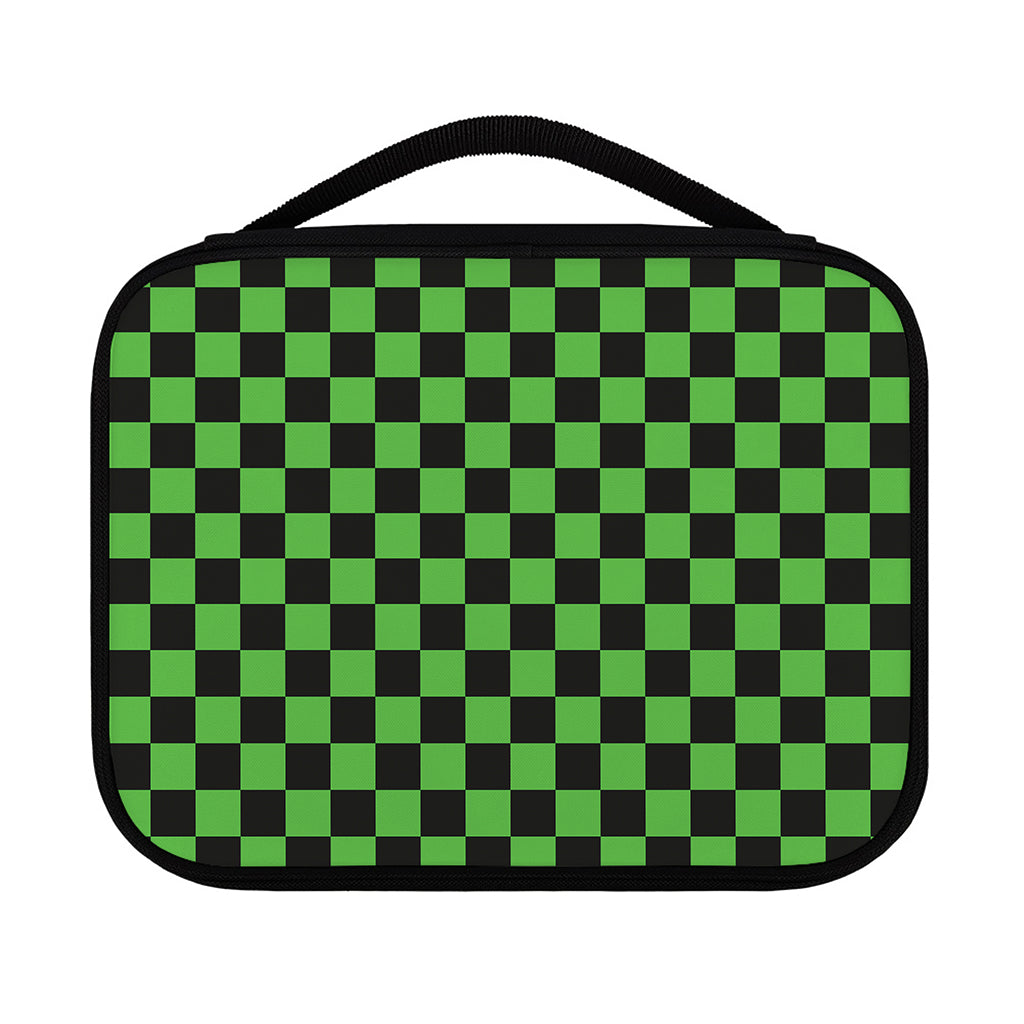 Black And Green Checkered Print Classic Bible Case