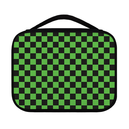 Black And Green Checkered Print Classic Bible Case