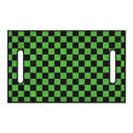 Black And Green Checkered Print Golf Cart Seat Cover