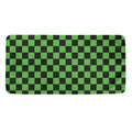 Black And Green Checkered Print Towel