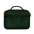 Black And Green Shamrock Pattern Print Briefcase Bible Bag