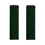 Black And Green Shamrock Pattern Print Handle Covers