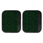 Black And Green Shamrock Pattern Print Handle Covers