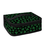 Black And Green Shamrock Pattern Print Small Lunch Bag