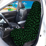 Black And Green Shamrock Pattern Print Waterproof Car Seat Cover