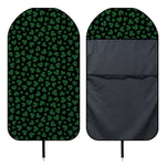 Black And Green Shamrock Pattern Print Waterproof Car Seat Cover