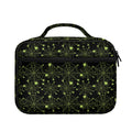 Black And Green Spider Web Pattern Print Briefcase Bible Bag