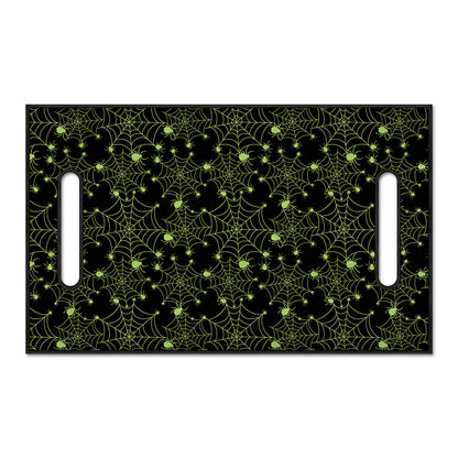 Black And Green Spider Web Pattern Print Golf Cart Seat Cover