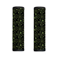 Black And Green Spider Web Pattern Print Handle Covers
