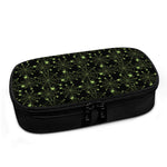 Black And Green Spider Web Pattern Print Insulin Cooler Travel Case