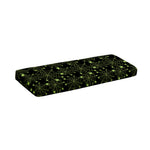 Black And Green Spider Web Pattern Print Piano Keyboard Cover