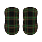 Black And Green Stewart Tartan Print Bar Stool Covers