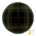 Black And Green Stewart Tartan Print Basketball