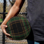 Black And Green Stewart Tartan Print Basketball