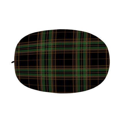 Black And Green Stewart Tartan Print Car Side Mirror Covers