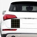 Black And Green Stewart Tartan Print Car Sticker