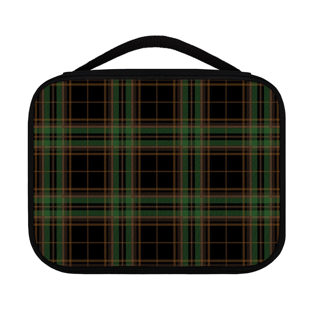 Black And Green Stewart Tartan Print Classic Bible Case