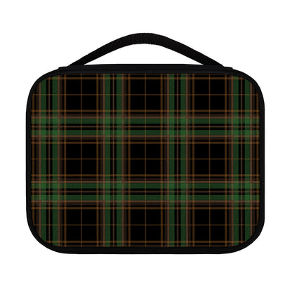 Black And Green Stewart Tartan Print Classic Bible Case