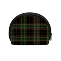 Black And Green Stewart Tartan Print Coin Purse