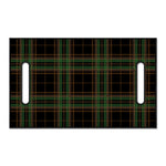 Black And Green Stewart Tartan Print Golf Cart Seat Cover