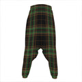 Black And Green Stewart Tartan Print Hammer Pants