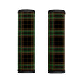 Black And Green Stewart Tartan Print Handle Covers