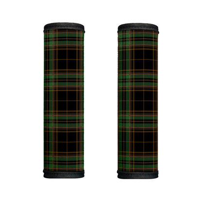 Black And Green Stewart Tartan Print Handle Covers