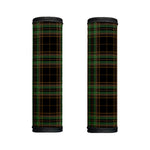 Black And Green Stewart Tartan Print Handle Covers