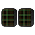 Black And Green Stewart Tartan Print Handle Covers