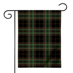 Black And Green Stewart Tartan Print House Flag