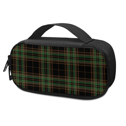 Black And Green Stewart Tartan Print Insulin Cooler Travel Case