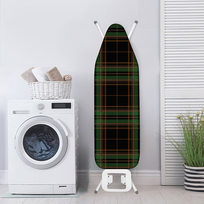 Black And Green Stewart Tartan Print Ironing Board Cover