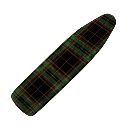 Black And Green Stewart Tartan Print Ironing Board Cover