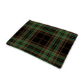 Black And Green Stewart Tartan Print Pet Cooling Mat Cover