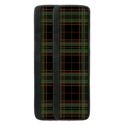 Black And Green Stewart Tartan Print Refrigerator Handle Covers
