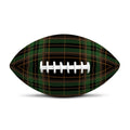 Black And Green Stewart Tartan Print Rugby Ball