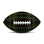 Black And Green Stewart Tartan Print Rugby Ball