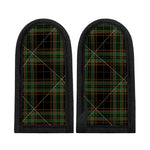 Black And Green Stewart Tartan Print Skillet Handle Cover
