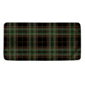 Black And Green Stewart Tartan Print Towel
