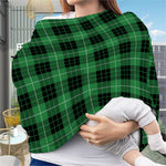 Black And Green Tartan Pattern Print Baby Seat Cover