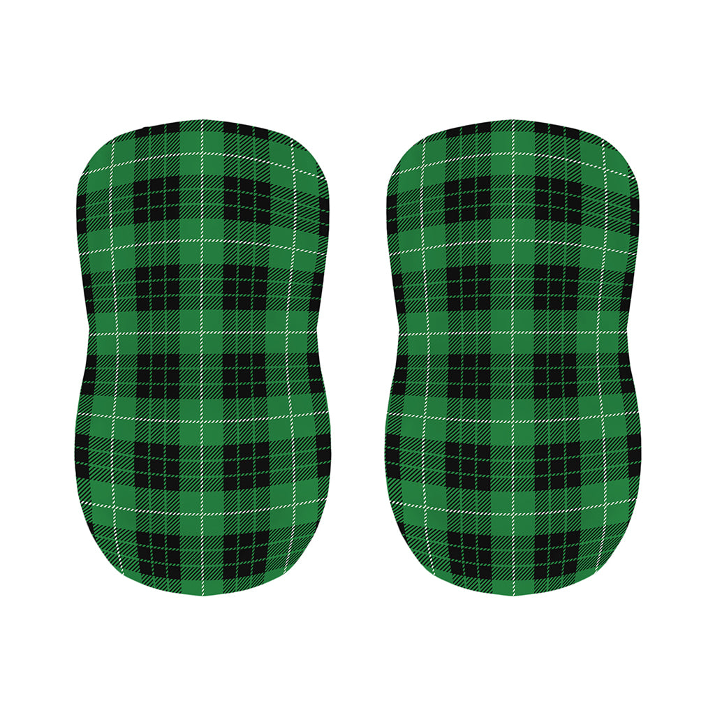 Black And Green Tartan Pattern Print Bar Stool Covers
