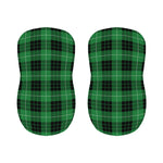Black And Green Tartan Pattern Print Bar Stool Covers