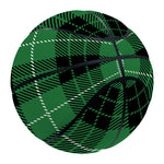 Black And Green Tartan Pattern Print Basketball