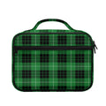 Black And Green Tartan Pattern Print Briefcase Bible Bag