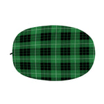 Black And Green Tartan Pattern Print Car Side Mirror Covers
