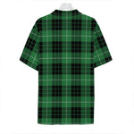 Black And Green Tartan Pattern Print Hawaiian Shirt