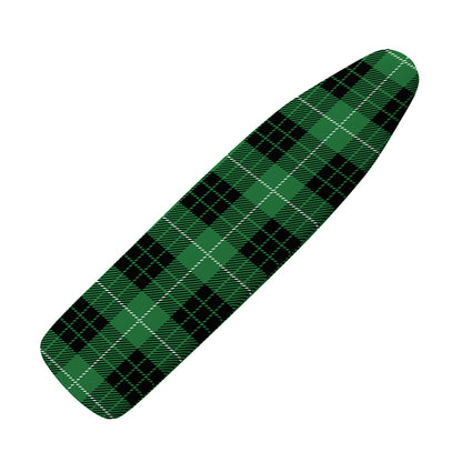 Black And Green Tartan Pattern Print Ironing Board Cover