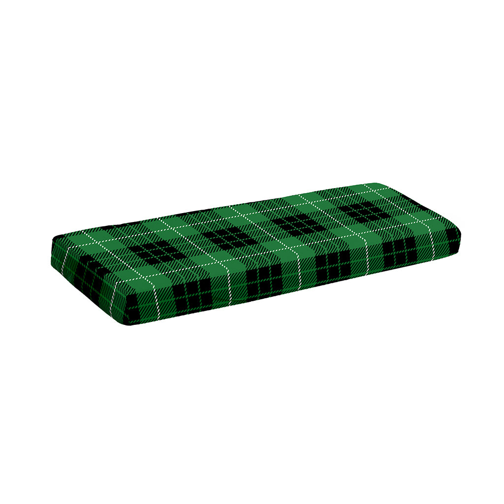 Black And Green Tartan Pattern Print Piano Keyboard Cover