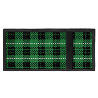 Black And Green Tartan Pattern Print Trifold Wallet